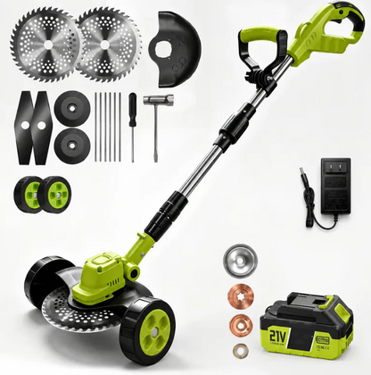 🔥FLASH SALE SAVE 55% OFF🌿21V 3-in-1 Cordless Trimmer Edger Mini Mower (2 Batteries Included)