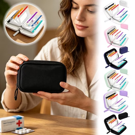 💊Your All-In-One 14-Day Waterproof Travel Vitamin Organizer – Stay On Dose, Anywhere You Go