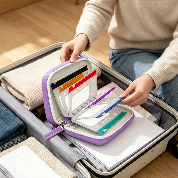 💊Your All-In-One 14-Day Waterproof Travel Vitamin Organizer – Stay On Dose, Anywhere You Go