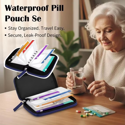 💊Your All-In-One 14-Day Waterproof Travel Vitamin Organizer – Stay On Dose, Anywhere You Go