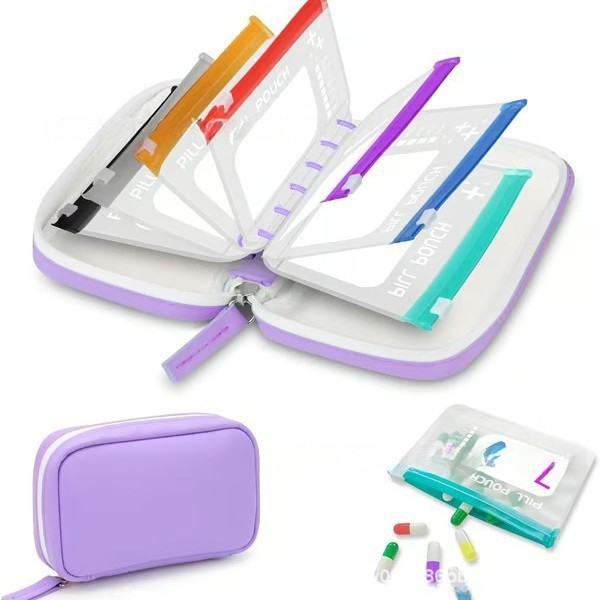 💊Your All-In-One 14-Day Waterproof Travel Vitamin Organizer – Stay On Dose, Anywhere You Go