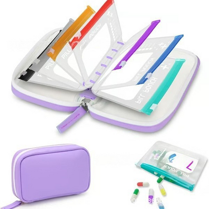 💊Your All-In-One 14-Day Waterproof Travel Vitamin Organizer – Stay On Dose, Anywhere You Go