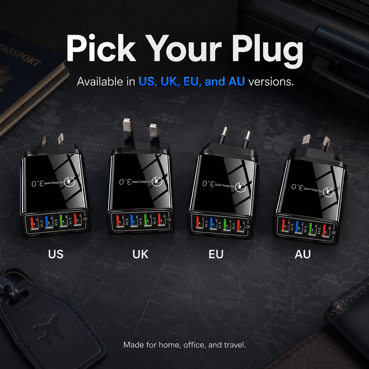 The Charger Big Tech Hates | ⚡4-Port Quick Charge 3.0 + AI Performance Boost