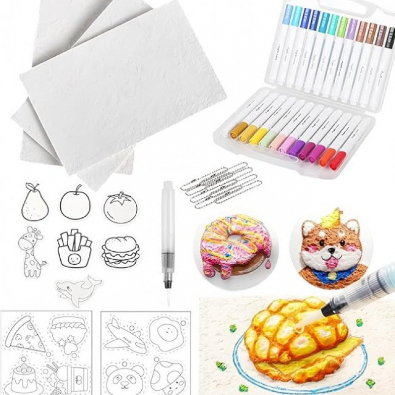 ✨Unlock Magical 3D Art! 🎨Foam Texture Painting Paper👩‍🎨 Create Stunning Textured Paintings Easily