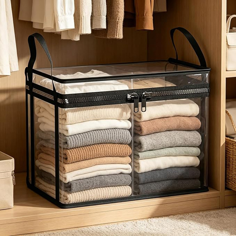 💥Final 24 Hours 50%OFF💥 See‑Through Stackable Storage Bags, Declutter Your Home In No Time 🏠