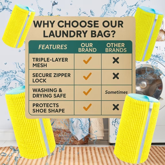 🔥Buy 1 get 1 free🔥👟Shoe Washing Bag | Deep Clean & Protect Footwear,