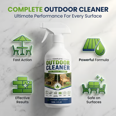 ⚡Fast-Acting Multi-Surface Outdoor Cleaning Spray✨Refresh Patios, Decks, and Bricks in Minutes