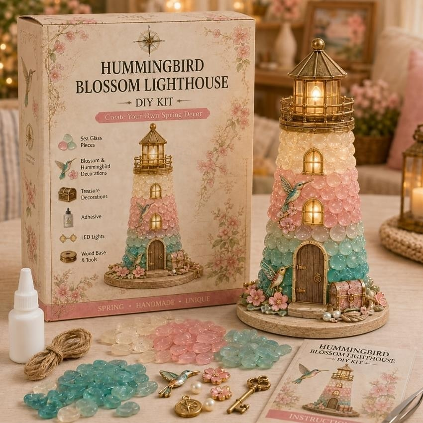 ✨Light‑Up Christmas Character Lighthouse | Complete DIY Craft Kit For Holiday Decor