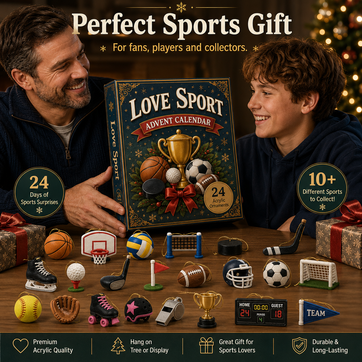 🎁🤩Sports Advent Calendar – 24 Days of Sports Surprises