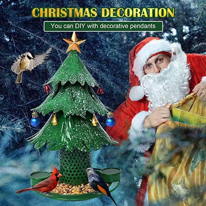 🎄Christmas Tree Bird Feeder🔥Festive Hanging Backyard Holiday Decor