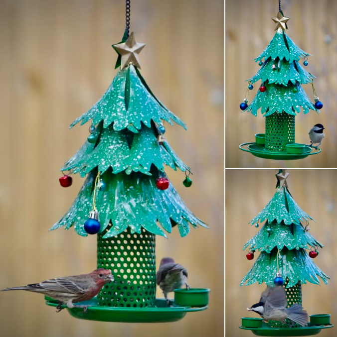 🎄Christmas Tree Bird Feeder🔥Festive Hanging Backyard Holiday Decor