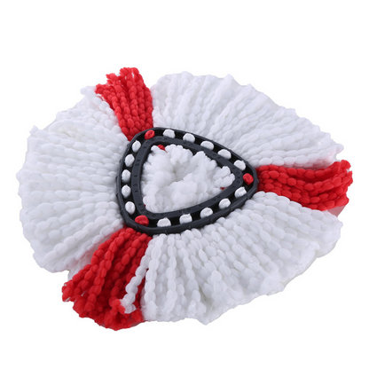 🔥 A Must-Have for Deep Floor Cleaning in Dorms and Homes—Microfiber Spin Mop Head Refills & Scrub Brush (does not  bucket)