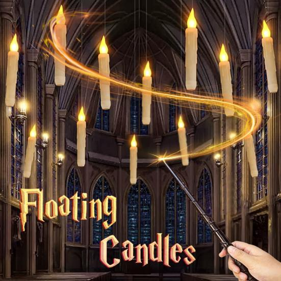 🪄Wave The Wand! Magic Floating Flameless Candles for Halloween & Christmas