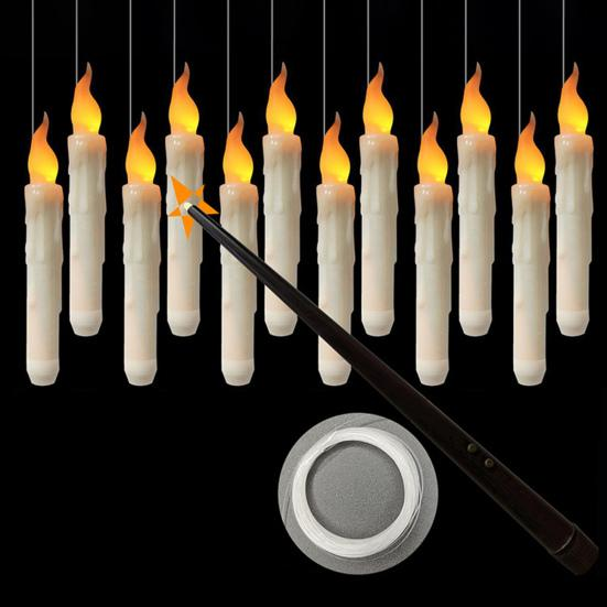 🪄Wave The Wand! Magic Floating Flameless Candles for Halloween & Christmas