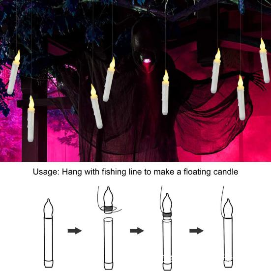 🪄Wave The Wand! Magic Floating Flameless Candles for Halloween & Christmas