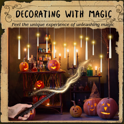 🪄Wave The Wand! Magic Floating Flameless Candles for Halloween & Christmas