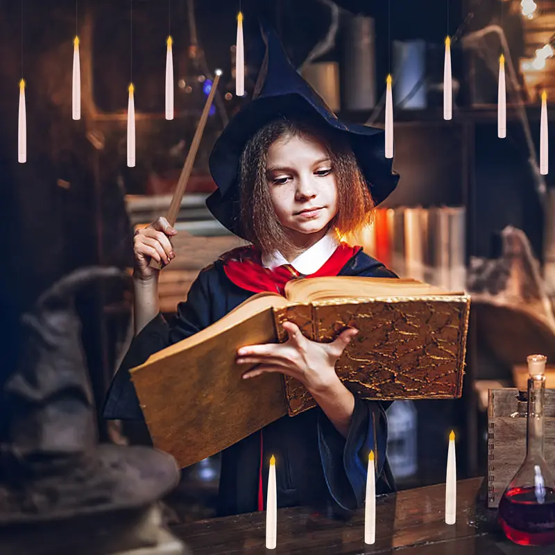 🪄Wave The Wand! Magic Floating Flameless Candles for Halloween & Christmas
