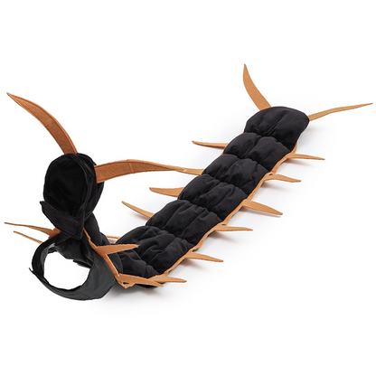 😼🕷Halloween Cat Centipede Costume, Funny Pet Role Play Outfit with Adjustable Shoulder Straps