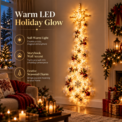 🎄 Christmas Magic Trail Wall Light – Festive LED Hanging Decor
