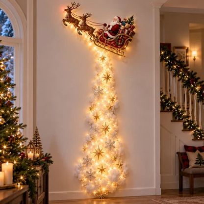 🎄 Christmas Magic Trail Wall Light – Festive LED Hanging Decor