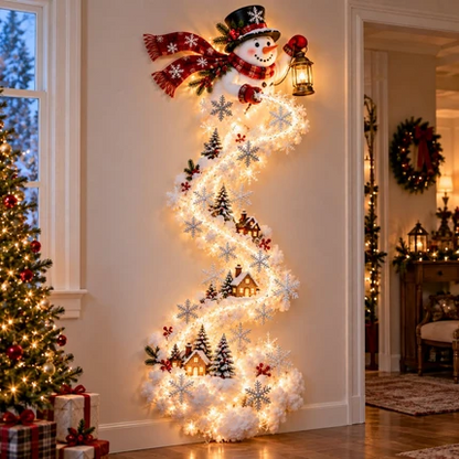 🎄 Christmas Magic Trail Wall Light – Festive LED Hanging Decor