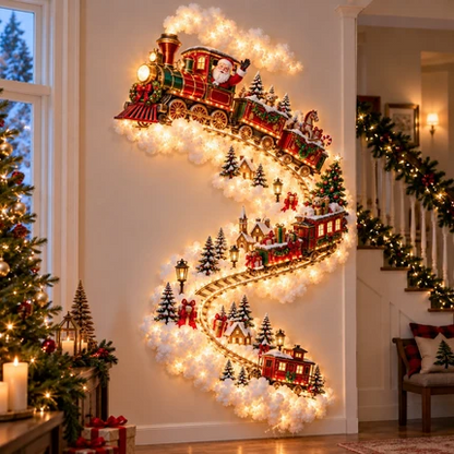 🎄 Christmas Magic Trail Wall Light – Festive LED Hanging Decor