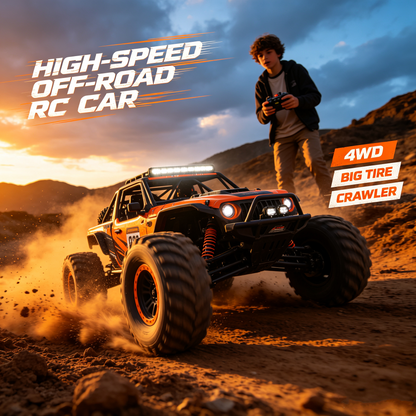 🎁 Great Gift For Kids Age 3+🎁1:16 High‑Speed 4WD RC Off‑Road Car — Dominate Rough Terrain