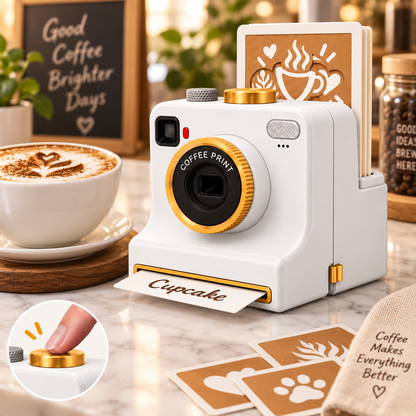 💖☕ Custom Latte Art Printer – Turn Photos Into Coffee Designs 📸