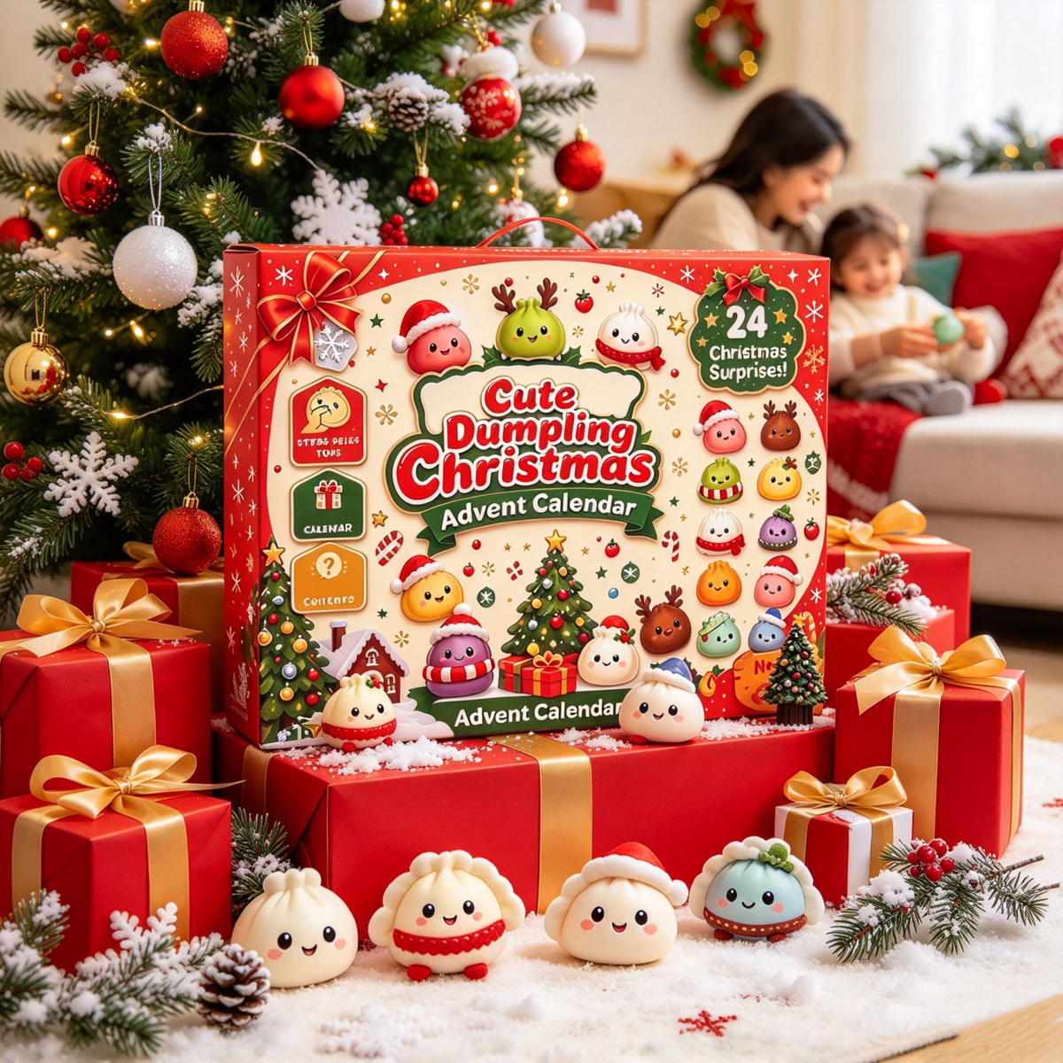 🎄Christmas Flash Sale-24 Days of Squishy Christmas Surprises ⭐ Loved By Families