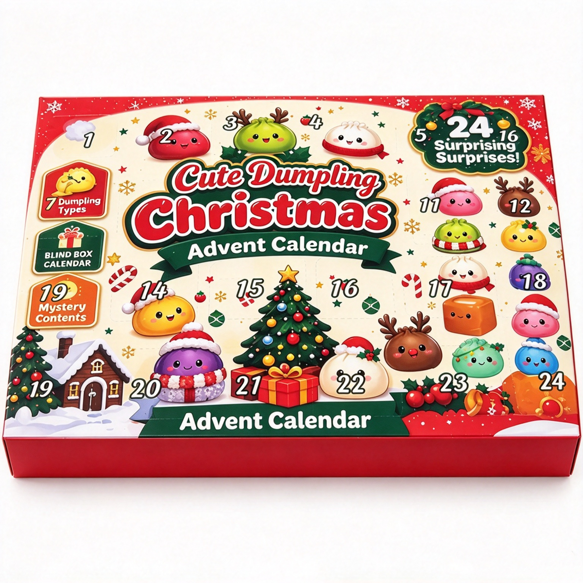 🎄Christmas Flash Sale-24 Days of Squishy Christmas Surprises ⭐ Loved By Families