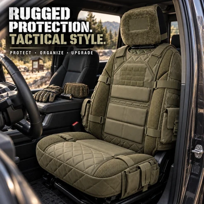 🛻 Limited Time 50% OFF | Tactical Truck Seat Cover with Built-In Storage