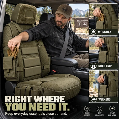 🛻 Limited Time 50% OFF | Tactical Truck Seat Cover with Built-In Storage