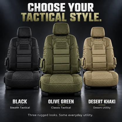 🛻 Limited Time 50% OFF | Tactical Truck Seat Cover with Built-In Storage