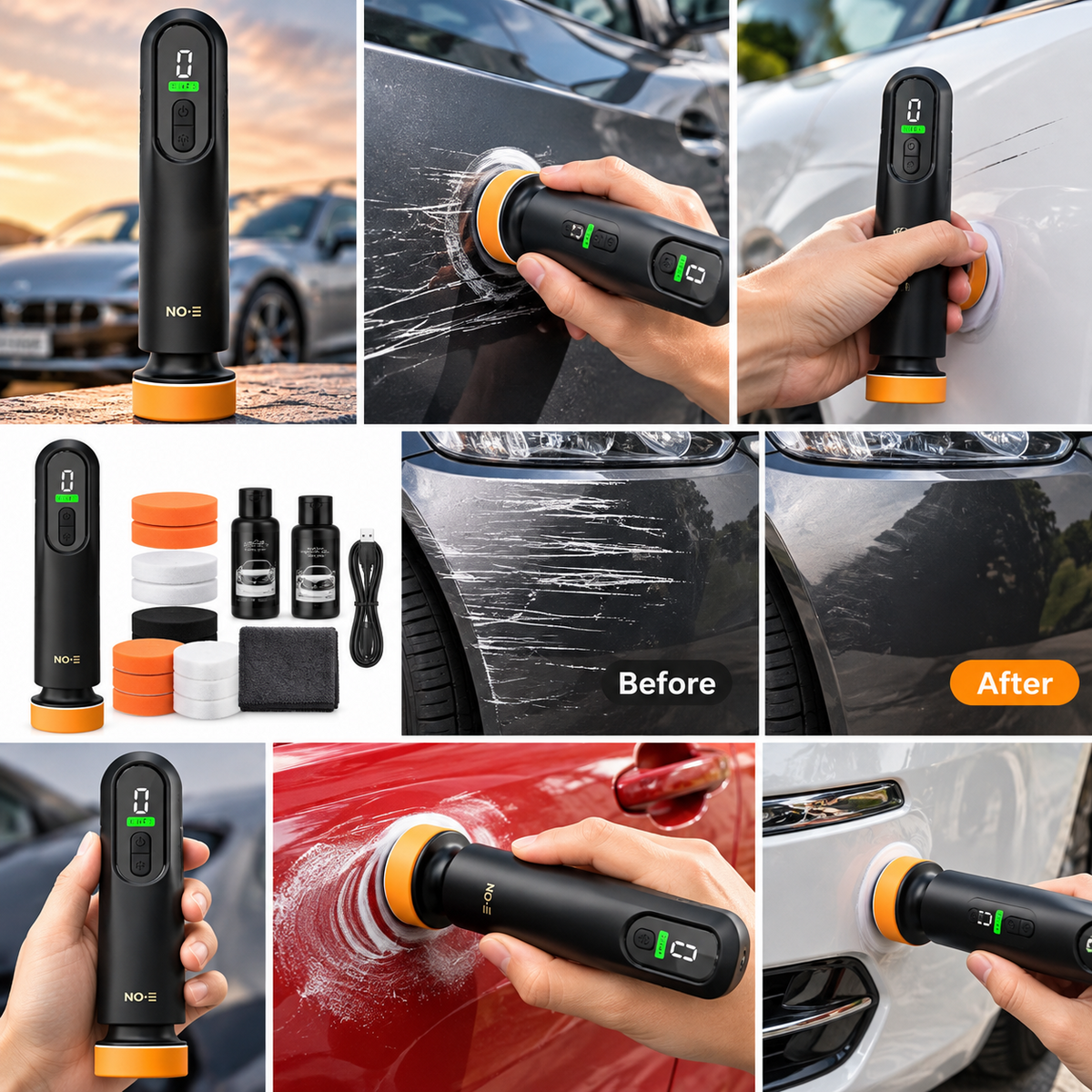 ✨ Electric Car Scratch Polisher – Restore Shine & Smooth Light Marks