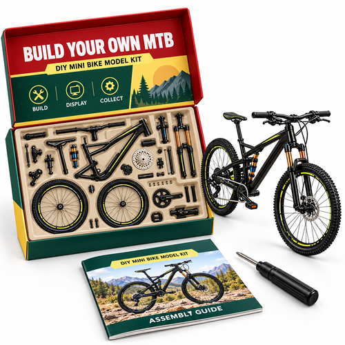 🚲DIY Mountain Bike Model Kit – Build, Display & Collect
