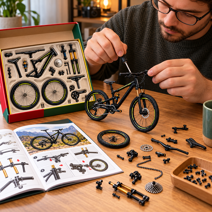 🚲DIY Mountain Bike Model Kit – Build, Display & Collect