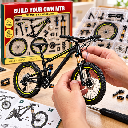 🚲DIY Mountain Bike Model Kit – Build, Display & Collect