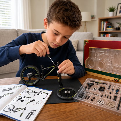 🚲DIY Mountain Bike Model Kit – Build, Display & Collect