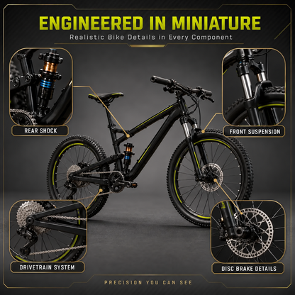 🚲DIY Mountain Bike Model Kit – Build, Display & Collect