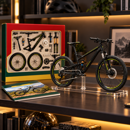 🚲DIY Mountain Bike Model Kit – Build, Display & Collect