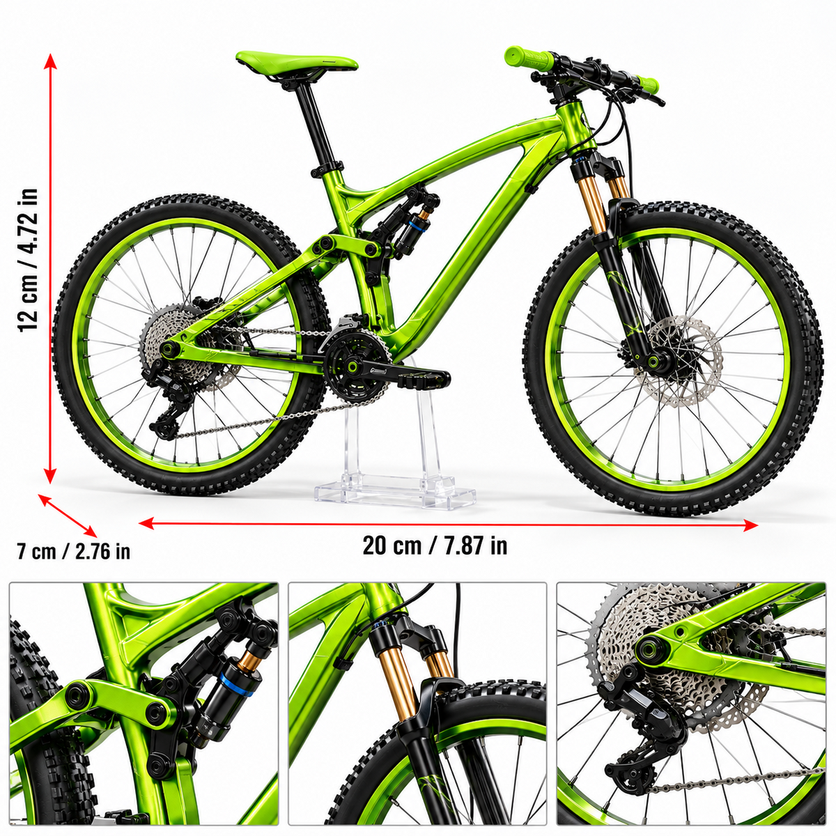 🚲DIY Mountain Bike Model Kit – Build, Display & Collect