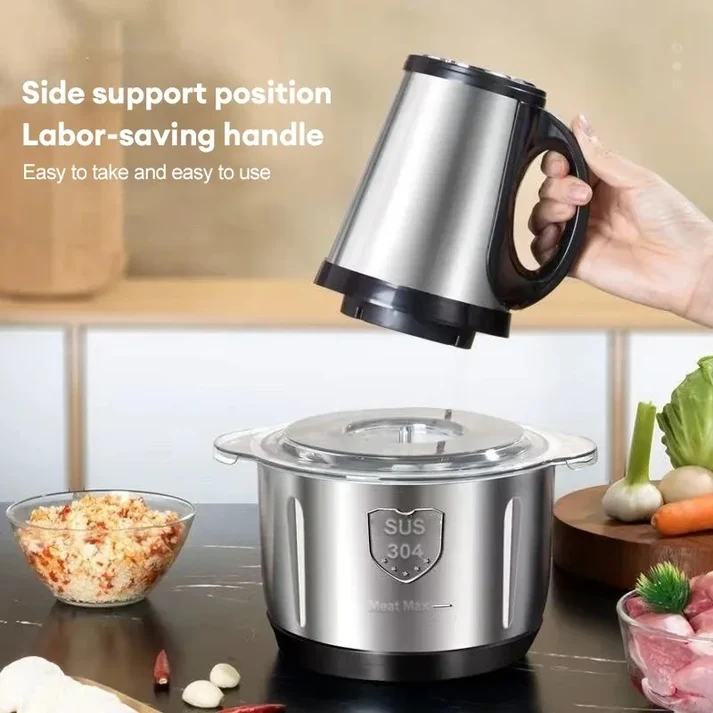 Electric Meat Grinder & Vegetable Chopper – Fast, Easy Food Preparation