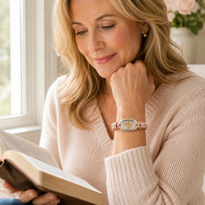 🔥 LAST DAY 49% OFF – ✝️ Christian Scripture Faith Bracelet Collection | 6 Meaningful Bible Verse Designs with Raised Gold Cross, Magnetic Clasp & Matching Gift Box 💗✨