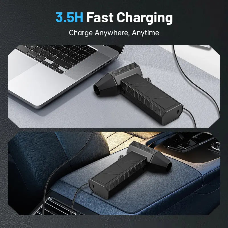 💨Super‑Strong Turbo Airflow✨Mini Rechargeable Portable Handheld Jet Fan | 49% Limited‑Time Discount