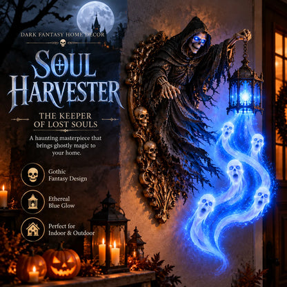 🎃 Last Day 50% OFF | Soul Harvester Haunted Lantern Wall Decor 👻