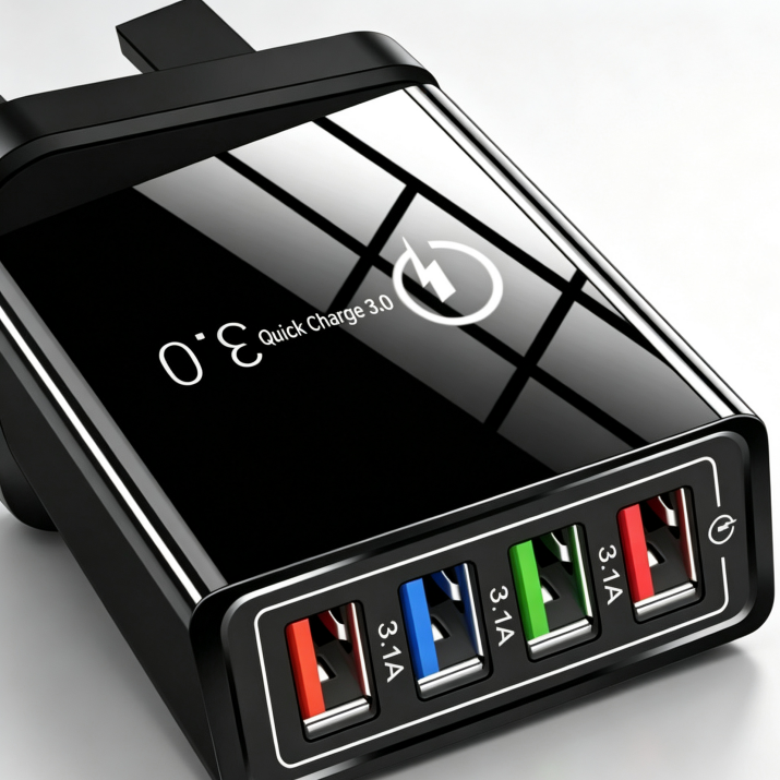 The Charger Big Tech Hates | ⚡4-Port Quick Charge 3.0 + AI Performance Boost
