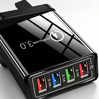 The Charger Big Tech Hates | ⚡4-Port Quick Charge 3.0 + AI Performance Boost