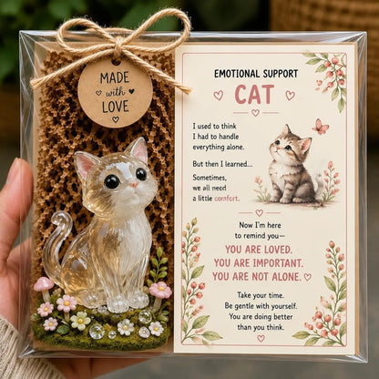💌 Emotional Support Glass Animal Gift Set | 16 Meaningful Designs with Encouragement Card & Gift-Ready Packaging ✨