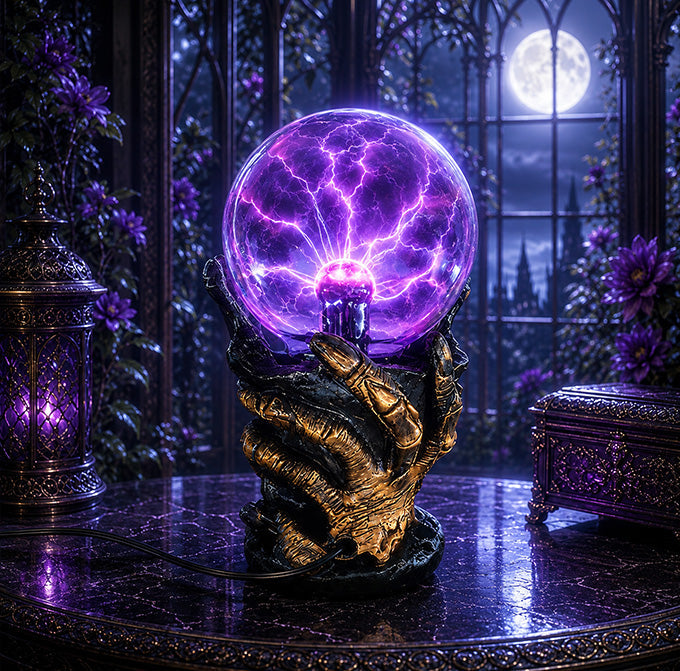 🔥🔥Free Shipping Dark Witch's Hand Lightning Crystal Ball - Touch to awaken the mysterious magic