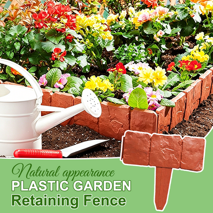 🌿🪨Create Stunning Garden Borders! Imitation Stone DIY Garden Edging Fence